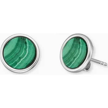 Náušnice ENGELSRUFER náušnice s malachitem ERE-ML-ST