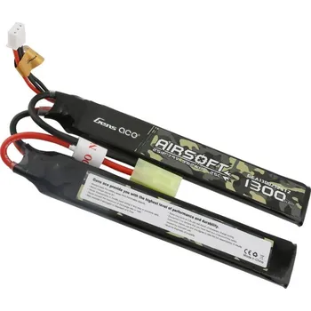 RC vybavení Airsoft Gens Ace LiPo – 2S 1300mAh 7,4V 2S1P (25C), Mini Tamiya Plug