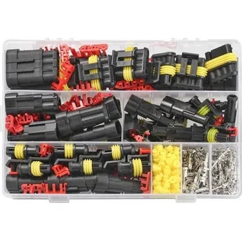 Sada vodotěsných konektorů, pinů a těsnění - 325 komponentů