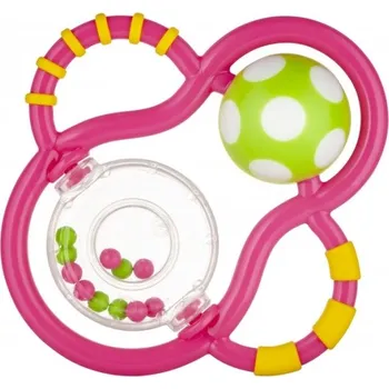 Chrastítko plastové - KOPAČÁK růžové - Canpol