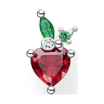 Náušnice THOMAS SABO kusová náušnice Strawberry silver H2193-699-7