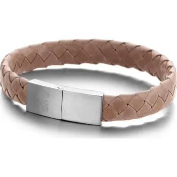 Náramek FRANK 1967 pánský kožený náramek FR7FB-0322