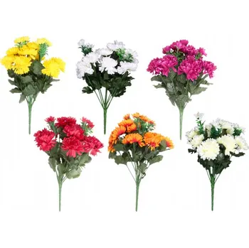umělá květina Květina CHRYZANTÉMA PODZIM X13 13květů 36cm