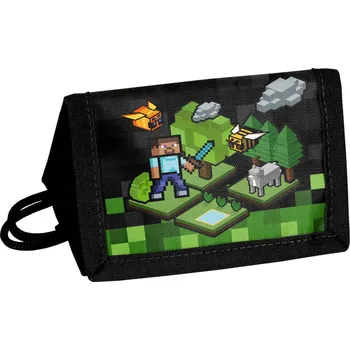 Peněženka Paso Dětská peněženka Minecraft Battle černá