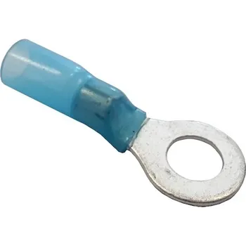 Auto elektroinstalace Kabelové oko 4 mm pro kabel 1,5-2,5 mm2 se smršťovací izolací 10 kusů