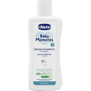 Šampon CHICCO Šampon na vlasy a tělo Baby Moments 92 % přírodních složek 200 ml
