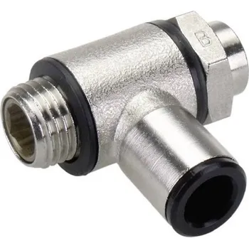 Ventil ICH škrticí zpětný ventil 304808 Vnější závit: 1/4 vhodný pro trubice s Ø: 8 mm 1 ks