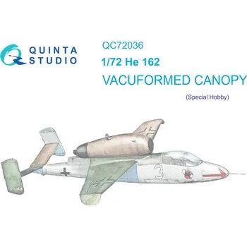 Plastikový model 1/72 Vacu canopy He 162 (SP.HOB.)