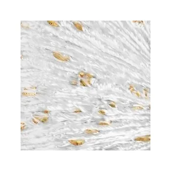 Příze Stenli Venera - viskóza s flitry - 012 ecru zlaté flitry