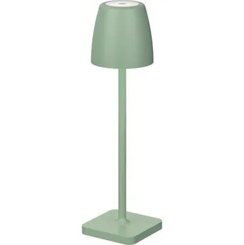 Venkovní osvětlení NOVA LUCE venkovní stolní lampa COLT olivově zelený litý hliník a akryl LED 2W 3000K IP54 62st. 5V DC vypínač na těle USB kabel stmívatelné 9223414