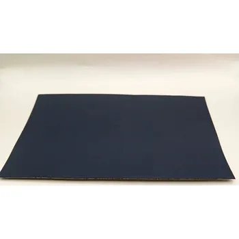 Látková záplata Samolepicí kožená záplata - tmavě modrá - rozměr 16 cm x 10 cm