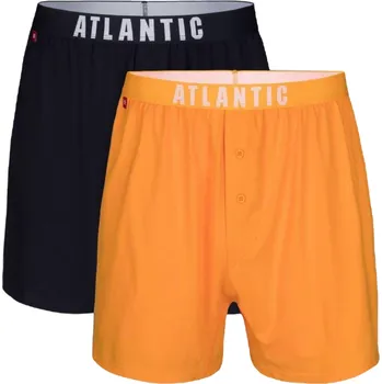 Trenýrky Trenýrky Atlantic 2MBX-025 2pack XXL Černá