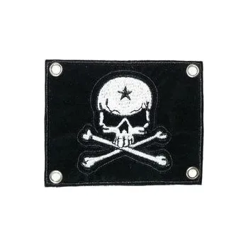 Nášivka Nášivka připínací - Lebka s hvězdou