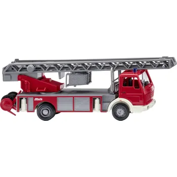 Modelová železnice Wiking 061803 H0 model zásahového vozidla Mercedes Benz Hasiči, Motz DLK 23-12