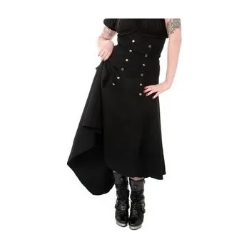 Dámská sukně Steampunková sukně dámská dlouhá s vysokým pasem