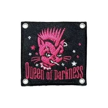 Nášivka Nášivka připínací - Punková kočka růžová