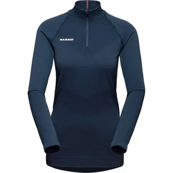 Sportovní oblečení Mammut Mammut Trift Half Zip Longsleeve Women Barva - Velikost: Modrá tmavá - S