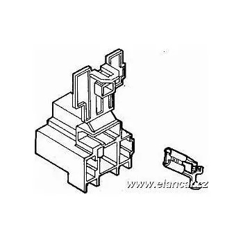 Auto elektroinstalace Neizolovaný konektor boční faston 7,9mm 10ks BF 11.38B/10