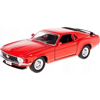 autíčko Welly Ford Mustang 1970 Boss 302, červený 1:34-39