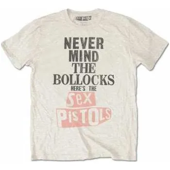 Merch Sex Pistols: Tričko Bollocks Distressed M