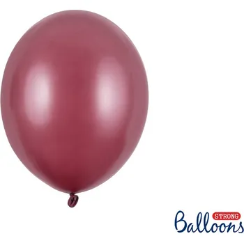 Balónek STRONG BALLOONS BALÓNKY metalické 27cm kaštanové 50ks