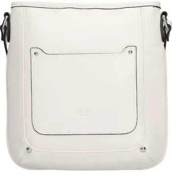 Kabelka Kožená dámská crosbody kabelka Katana Krajs - bílá
