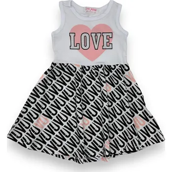 Dívčí šaty Pink Rose Dívčí bílé šaty 07 Barva: Bílá, Velikost: 140/146