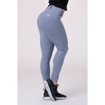 Dámské legíny NEBBIA Dreamy Edition Bubble Butt legíny modrá M