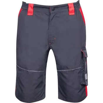 pracovní kraťasy ARDON®NEON Pracovní šortky šedo-červené 48 H6406/48