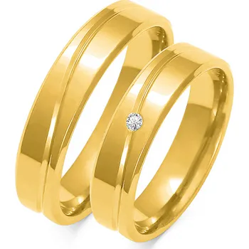 Prsten SOFIA zlatý pánský snubní prsten ZSO-64MYG