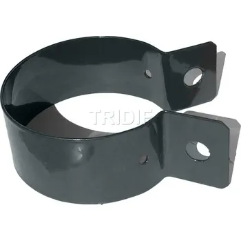 Příslušenství pro plot Objímka koncová ke sloupku / antracit / průměr 48 mm/ včetně šroubku a matky