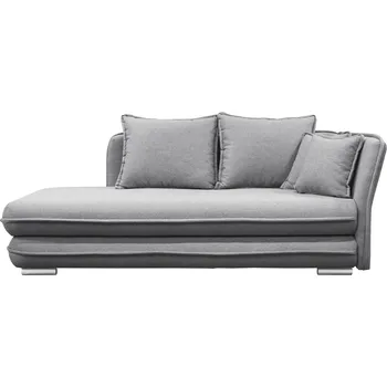 Pohovka Lenoška s úložným prostorem, šedá, pravá, LAMBA