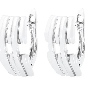 Náušnice biju Obdélníkové náušnice s geometrickými průřezy 2573