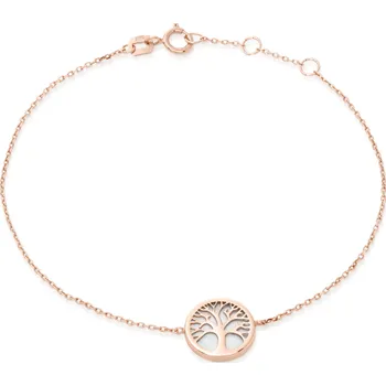 Náramek SOFIA zlatý náramek strom života AG8856-NR-RG