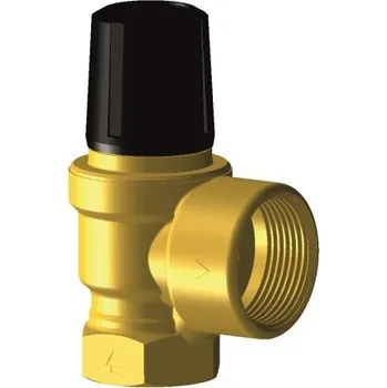 Ventil DUCO ventil pojistný 1“×5/4“, 3bar, 354kW, membránový, závitový, topení, mosaz