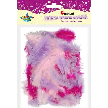 Lapač snů Peříčka Titanum mix 8 g - růžová a fialová