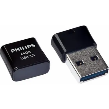 USB flash disk Philips USB 3.0 64GB Pico Edition Midnight Black FM64FD90B/00