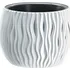 Květináč Prosperplast Sandy Bowl s vložkou DSK240-S449 23,8 bílý cm