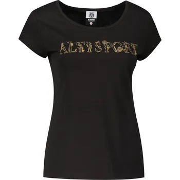 Dámské tričko Dámské triko ALTISPORT ALW170122 ČERNOZLATÁ XS