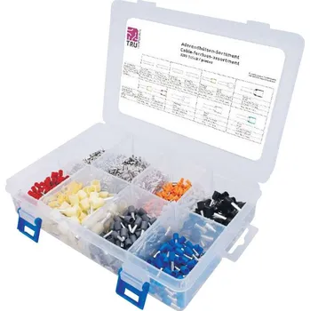 TRU COMPONENTS T1711C002 sada dutinek 0.5 mm², 0.75 mm², 1.0 mm², 1.5 mm², 2.5 mm², 4 mm², 6 mm², 10 mm² 3200 ks