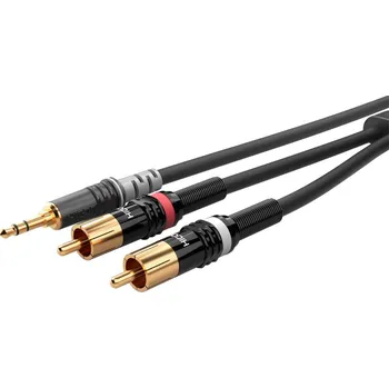 Audio kabel Sommer Cable HBP-3SC2-0150 - Jack 3,5 - 2x RCA - 1,5m