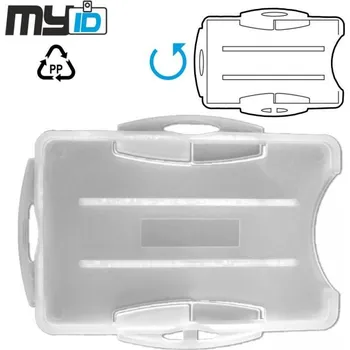 Obal na kartičku Obal IDD - na 1-2 karty 54x86 závěsný oboustranný, čirý 1ks