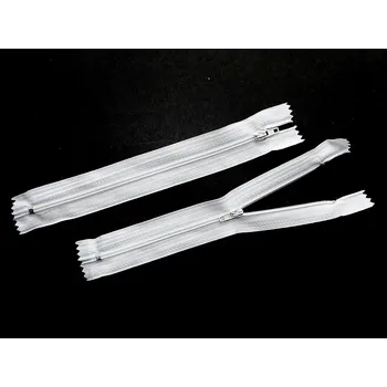 Zip Spirálový zip nedělitelný, 18 cm, bílá č.101, 1 ks