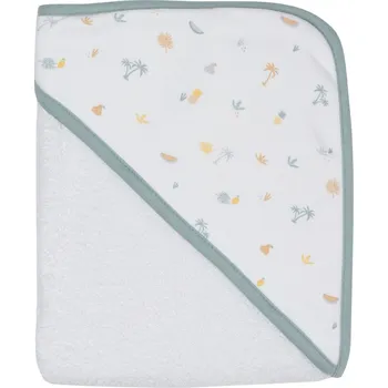 LUMA Dětská froté osuška s kapucí Luma - Tropical Island" "Barva:vzorované|Materiál:Bavlna|Požadované vlastnosti:Dětské|Rozměry:85 x 75 cm|