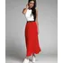 Dámská sukně Made in Italia Laura dlouhá plisovaná sukně červená uni
