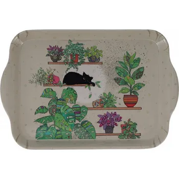 Tác, podnos BUG ART Kočka mezi květináči (Dárky s kočkou, s kočkami)