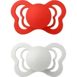 BIBS Couture anatomické cumlíky zo silikónu 2ks - veľkost 2 - Candy Apple / Haze