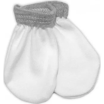 Rukavice Rukavice kojenecké bavlna - PRINCE/PRINCESS bílé - vel.0-3měs.