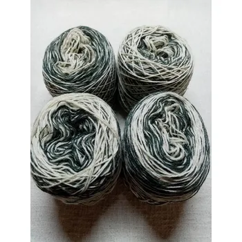 Příze Organic sada 4x200m Natur Green (Organické merino Natur Green)