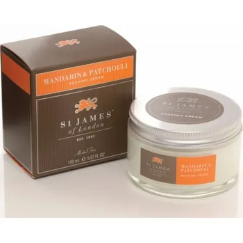 St James of London Mandarin &amp; Patchouli, krém na holení 150 ml